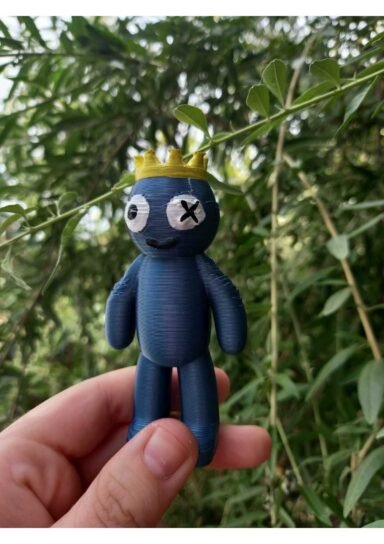 SKZ9601JQKZL-Roblox Rainbow Friends Mavi Karakter Figür