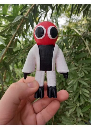 WLZ9205JZNWM-Roblox Rainbow Friends Kırmızı Karakter Figür