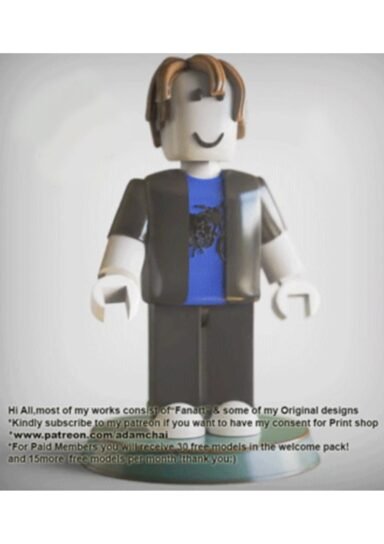 KMZ9205NZPSL-Roblox Karakter Pastırma Saç - Roblox Bacon Hair