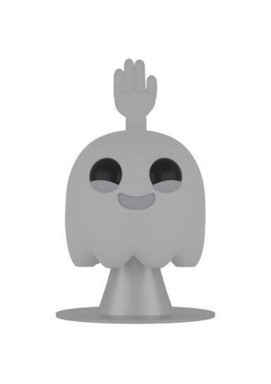 ZMN8295LQKZS-Sürekli Dizi Çak Beşlik Hayalet Figür - Regular Show Hi Five Ghost Figure