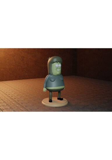 JWS8295PSKWN-Sürekli Dizi Kas Adam Figür 18cm Dev Boy - Regular Show Muscle Man Figure