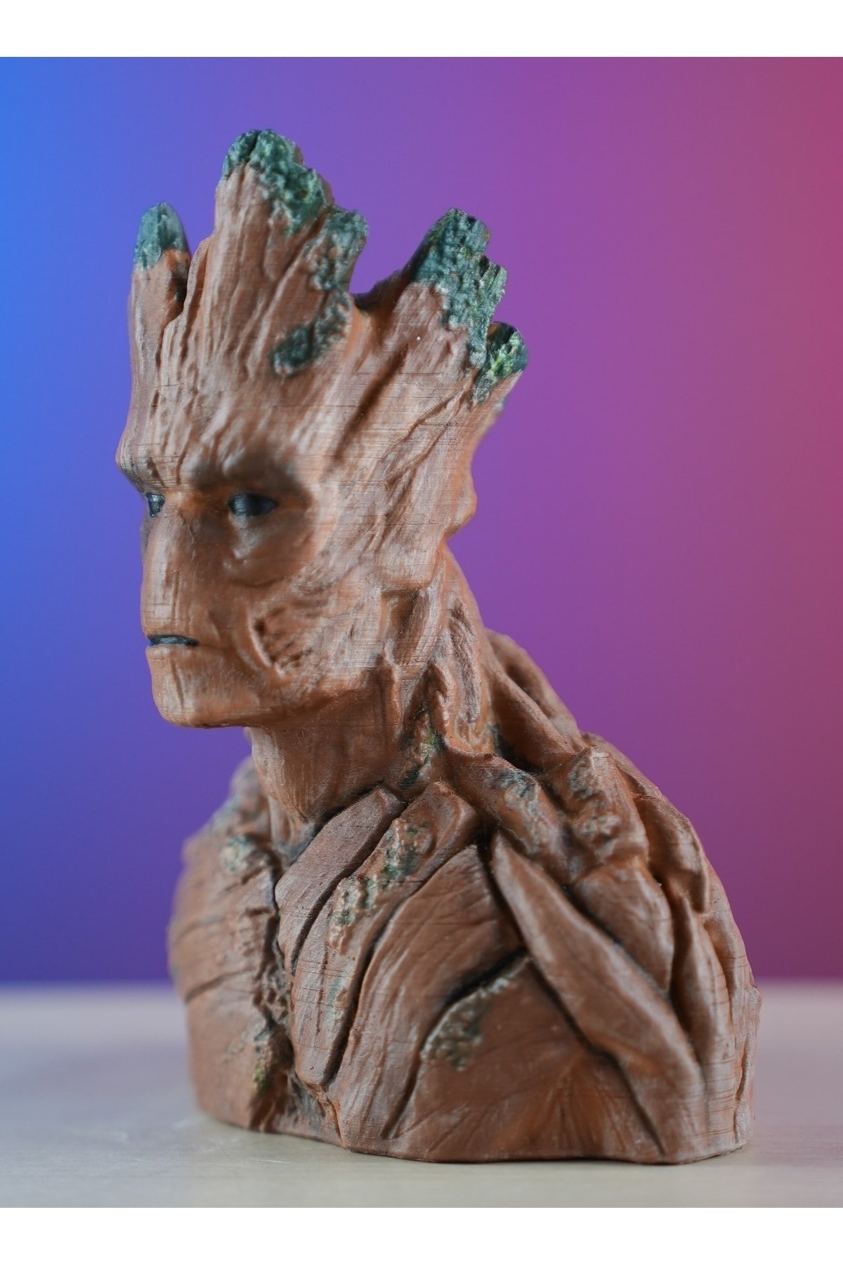 Groot Boyalı Büstü / Figür , Biblo 15 Cm - Görsel 3