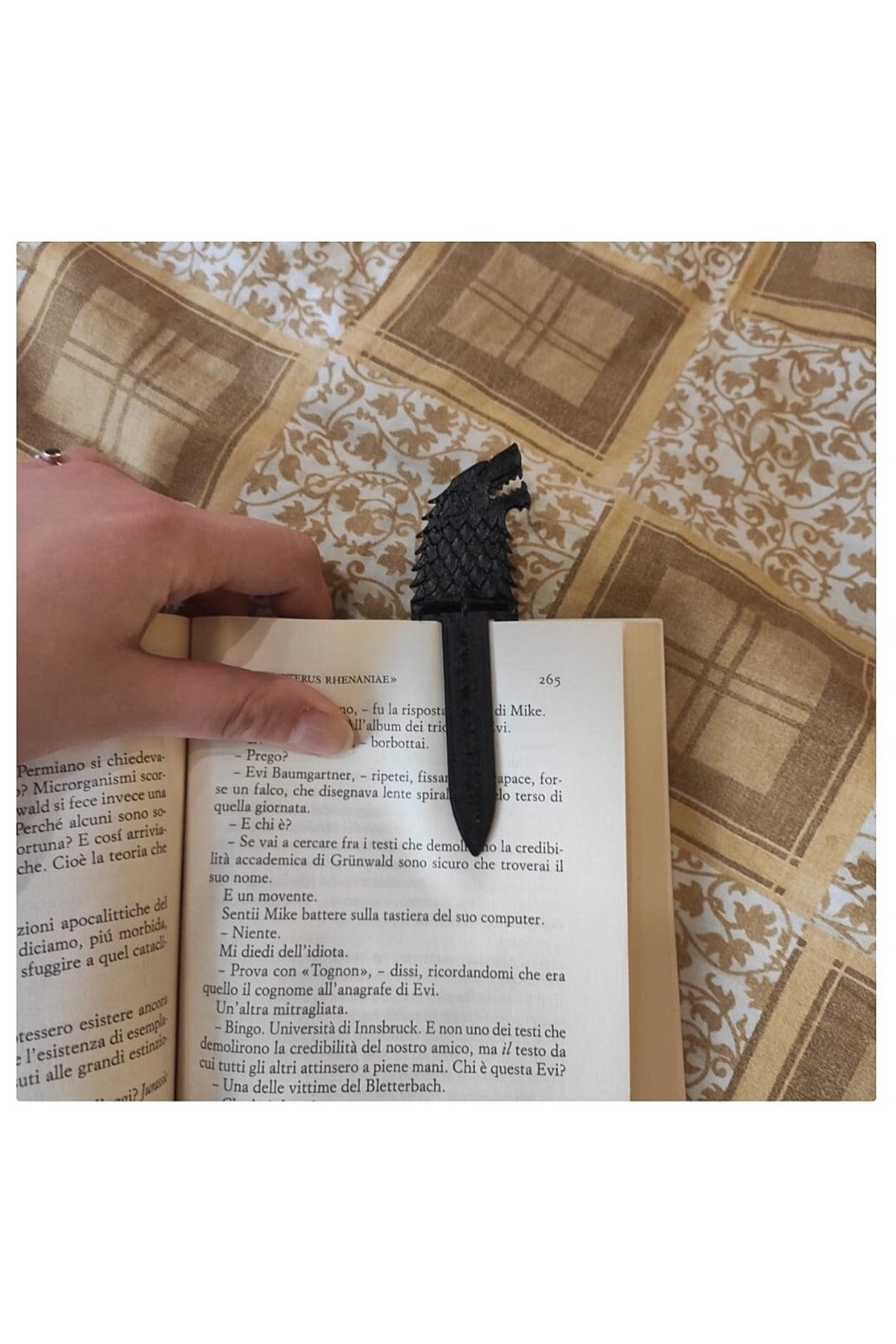 Game Of Thrones Sayfa Tutucu & Kitap Ayracı - Görsel 4