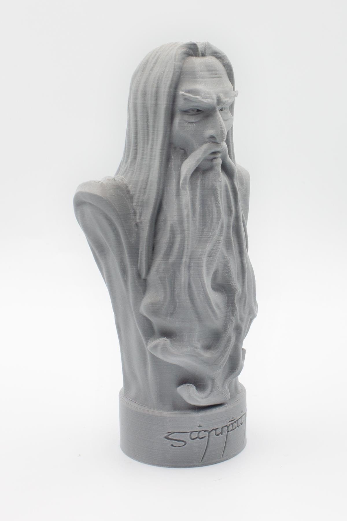 SARUMAN FİGÜR YÜZÜKLKERİN EFENDİSİ 15 CM GRİ - Görsel 4